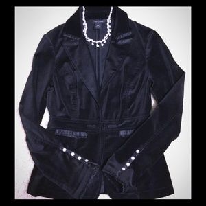 White House Black Market velvet blazer